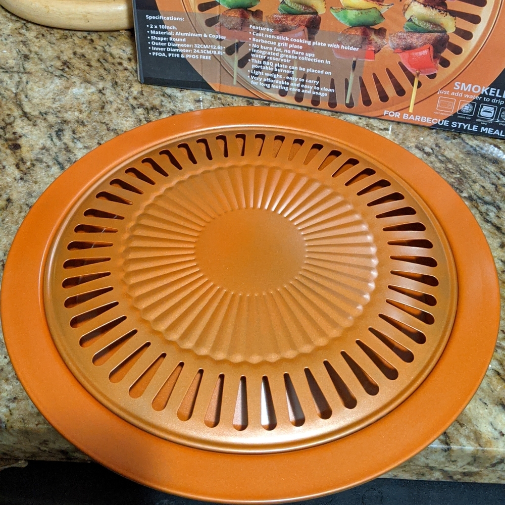 Smokeless Stovetop grill - Copper Infused